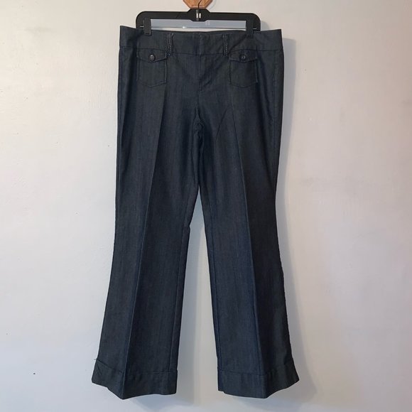 Tommy Hilfiger Pants - TOMMY HILFIGER Madison Midsize Belled Cuffed Hem Pant Worn Once Size 14